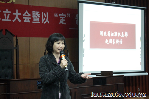 4.湖北省妇女联合会权益部部长赵少凡讲话.JPG