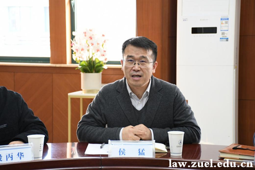 高碧峰书记、侯猛院长一行赴财政税务学院调研